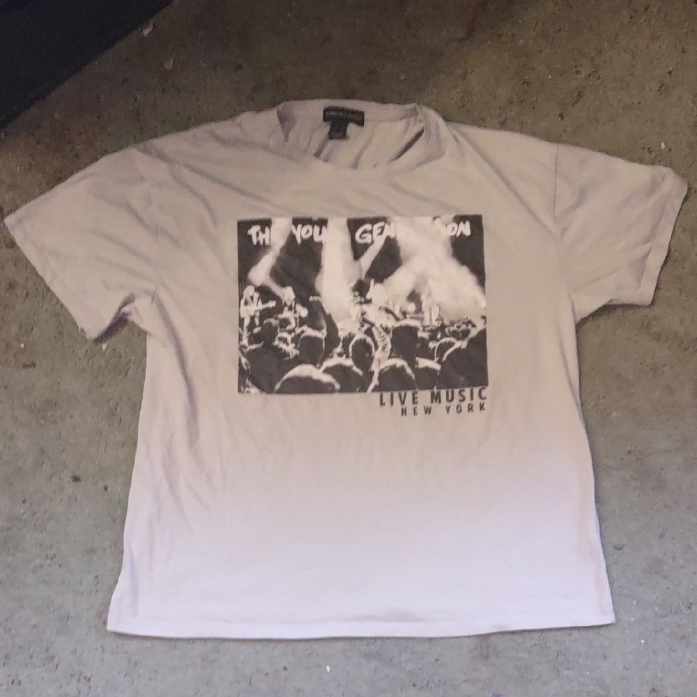 Live Music Graphic Tee - Gray